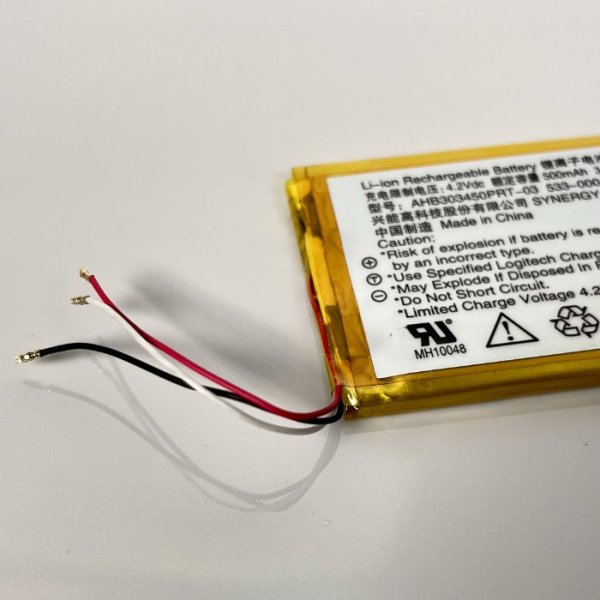 Logitech Slim Combo (5. & 6. Generation) Akku 533-000156 4.2 Vdc, 500mAh 3,7V 1.9Wh